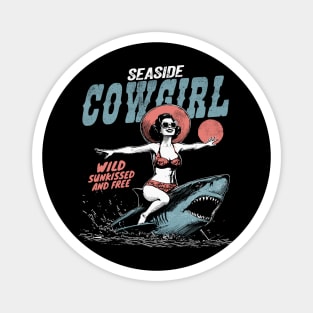 Seaside Cowgirl Wild Sunkissed And Free Magnet